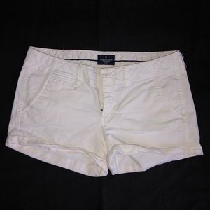 American Eagle White Shorts